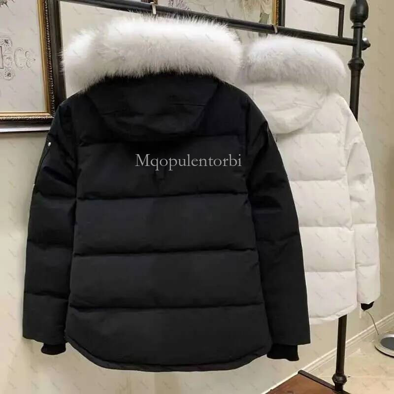 Luxury Moose Down Jacket Mens Collar Parka Moosess Knukles Jacket Winter Keep Warm Waterproof White Duck Coat Cloak Men And Women Couples Casual Knuckle Jacket 184