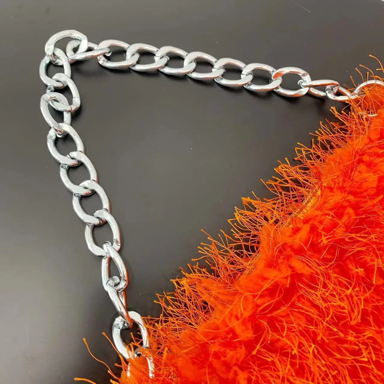 Fashion Faux Fur Women Shoulder Bag Solid Color Plush Ladies Chain Underarm Bags Furry Square Clutch Female Evening Handbag 250811