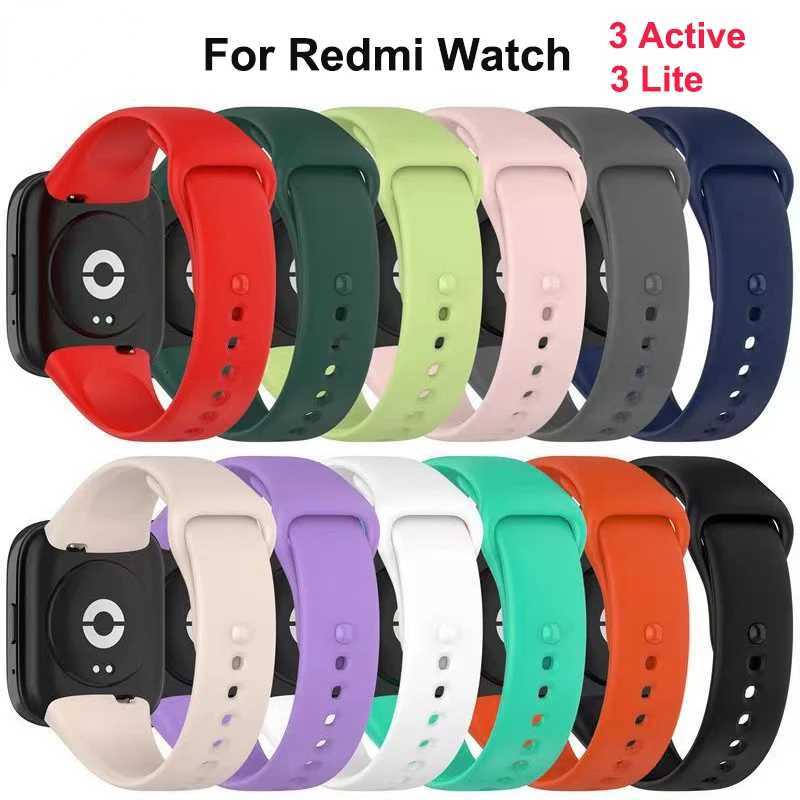Sport Strap For Xiaomi Redmi Watch 3 Soft Silicone Replacement Watchband For Redmi Watch 3 Active/Lite/Youth Wristband W250811