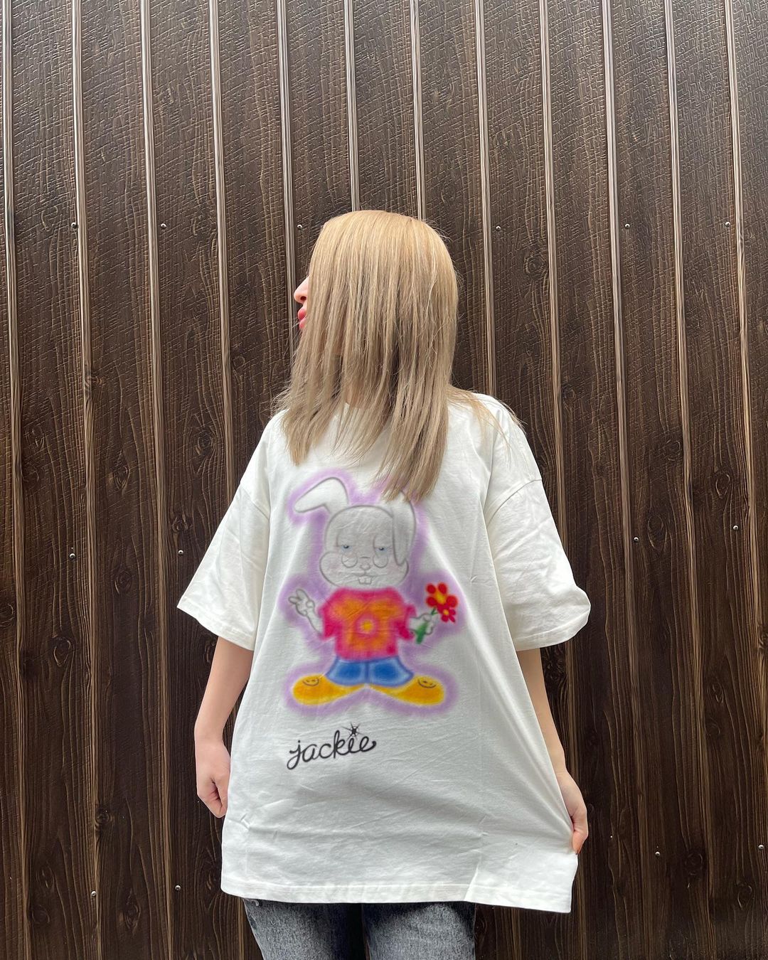 Drew House Designer luxury T shirt men's and women's T-Shirts rabbit print