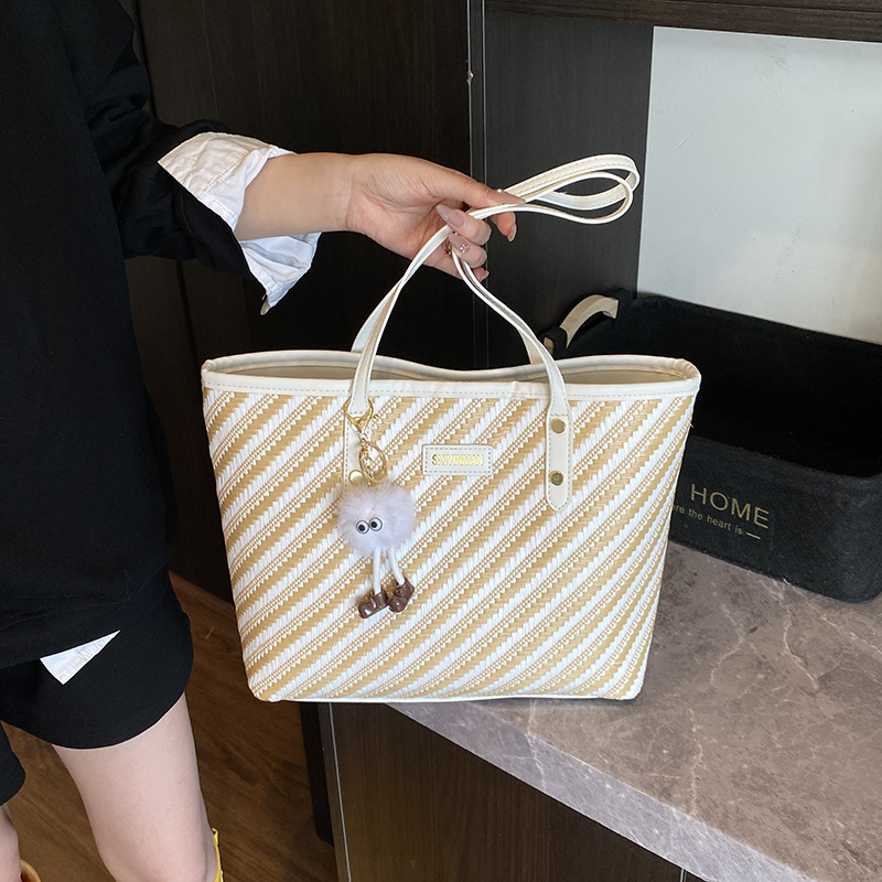 High-Quality Texture Large Capacity Women's Mommy Stylish Handbag Printed Tote Casual Bag ddmymoon