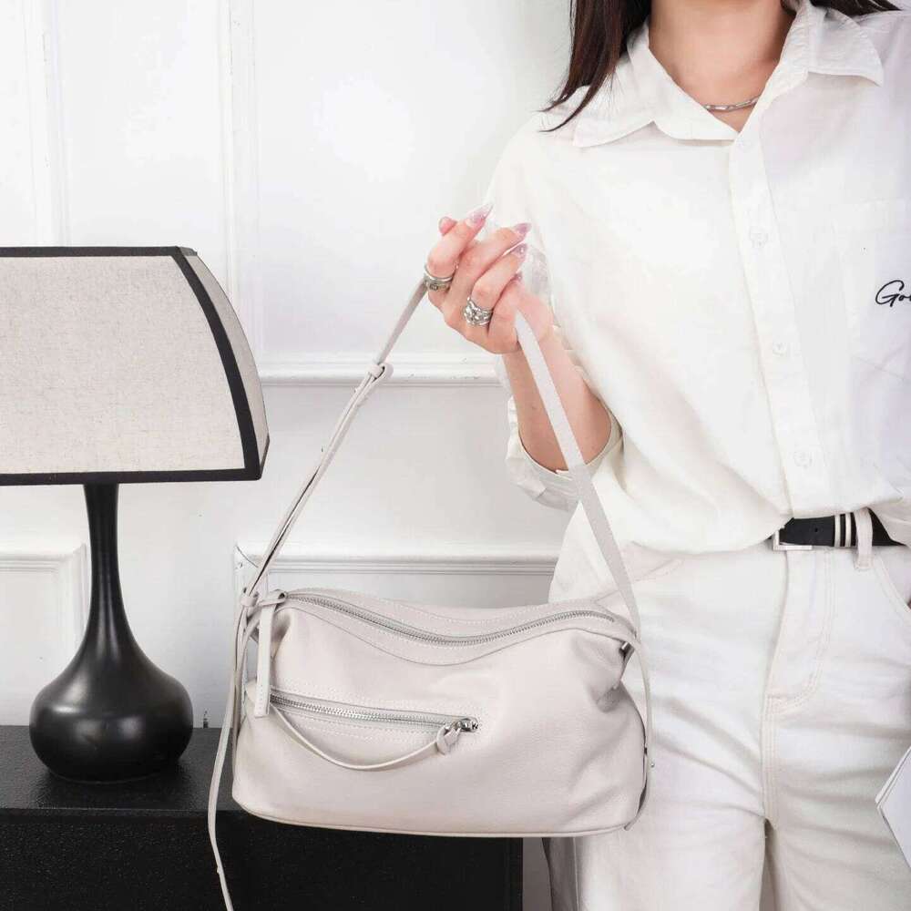 High Quality Cowhide Real Leather Crossbody Bowling for Women Ideal Commuter Bag Ladies Gift bag