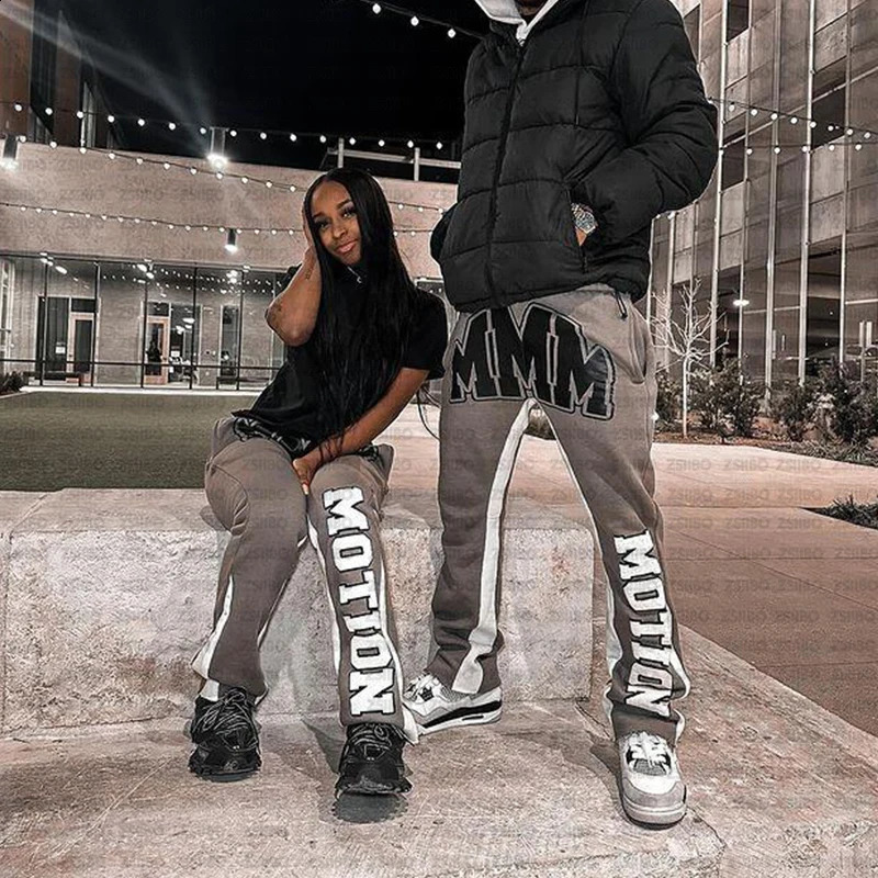 Women Streetwear Pants Y2K Hip Hop Clothes High Waist Pockets Pants Sporty Jogger Sweatpants Ladies Loose Casual Trousers 250809