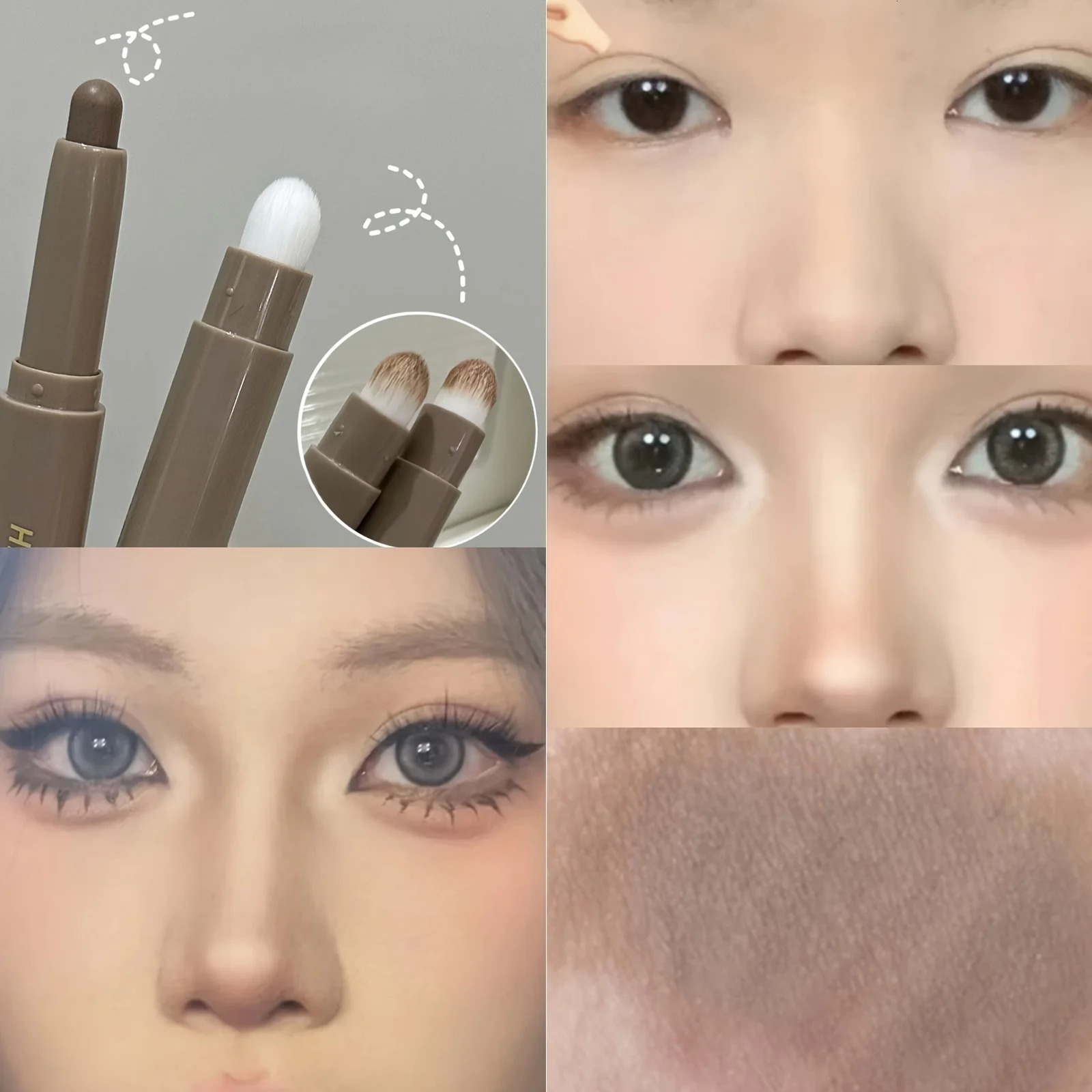 Highlighting Bronzer Stick Long Lasting Corrector with Brush Brightening Concealer Pen Nose Shadow and Contouring 250811