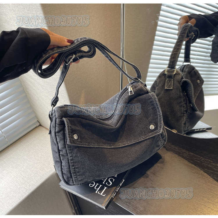 New Style Simple Crossbody Bag for Women 2024 Spring and Autumn Single Shoulder Bag Niche Tote Bag H250809