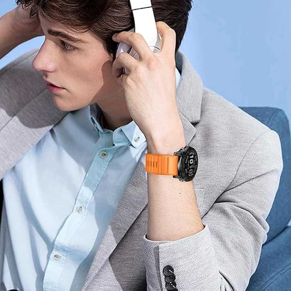 QuickFit Silicone 22 26mm Strap for Garmin Fenix sh 6 sh Pro sh 7 sh 5 Plus Fenix 8 E Watchband Forerunner 955 965 Tactix 8 Bracelet W250811