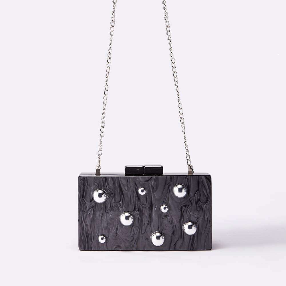 2025 Women's New Single Shoulder Crossbody Shell Acrylic Fashion Wedding Evening Clutch Bag