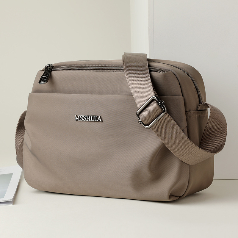 Lightweight Multi-layer Crossbody Casual Women's 2025 New Trendy Large Capacity Single Shoulder Waterproof Nylon Bag ddmymoon