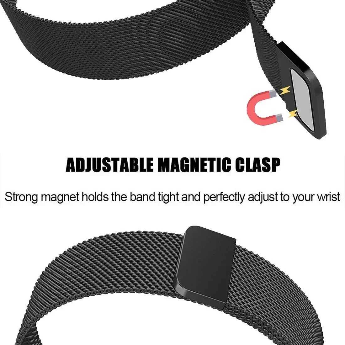 Magnetic Sport Loop Strap For Huawei Watch Fit 3 Smart Band Stainless Steel Strap For Huawei Fit 3 Watchband Accessories W250811