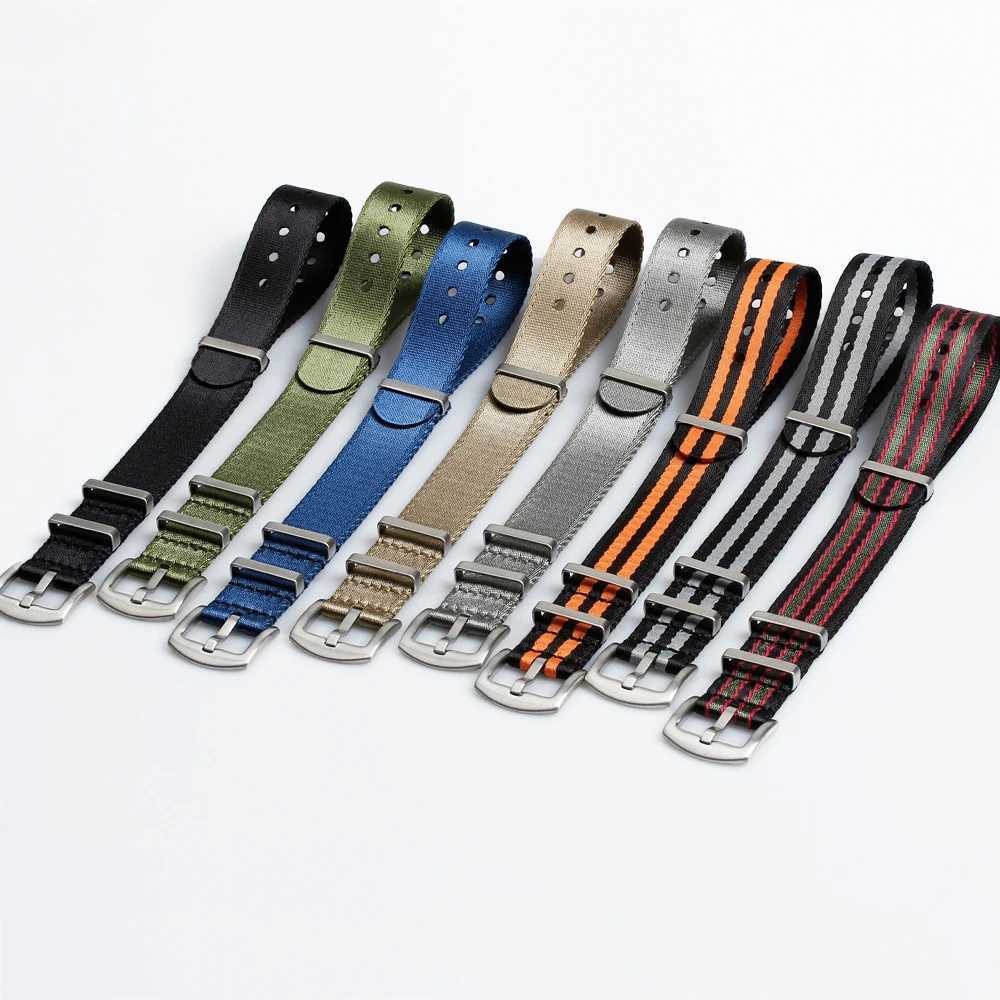 High Density Nylon Watchband for Omega Seamaster Premium Quality Bracelet for Rolex Waterproof Sweat-Profe 20mm 22mm Strap W250811