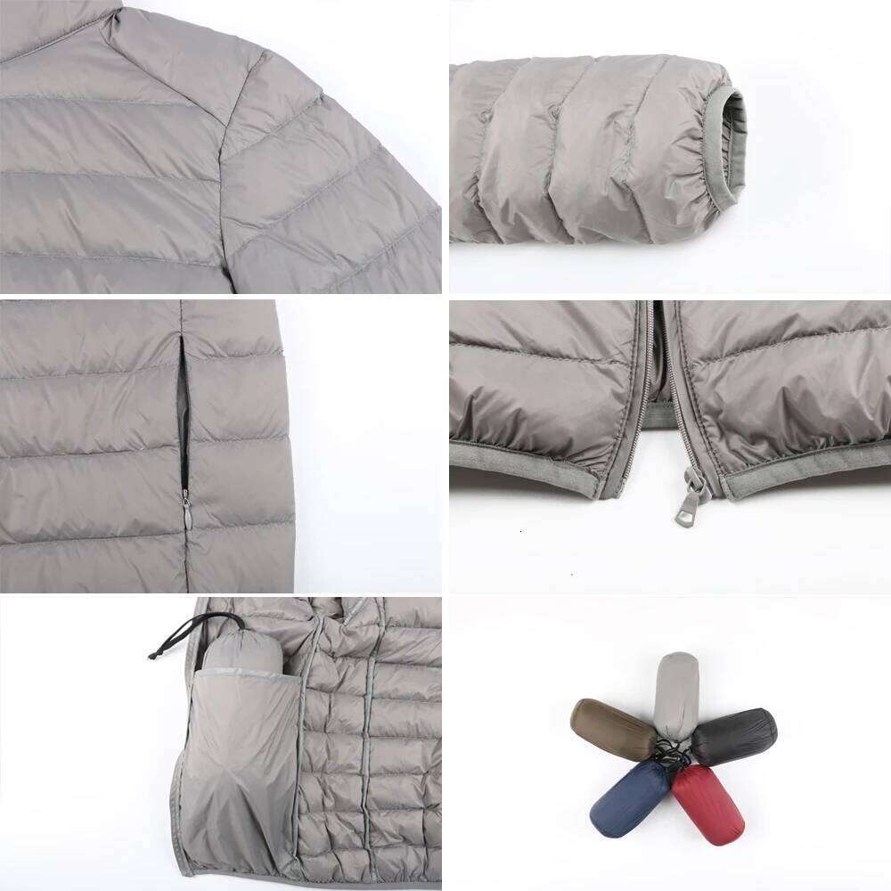 Matt Fabric Ultra Light Men Winter Men's Down Windbreaker Feather Jacket Man Lightweight Portable Warm Coat