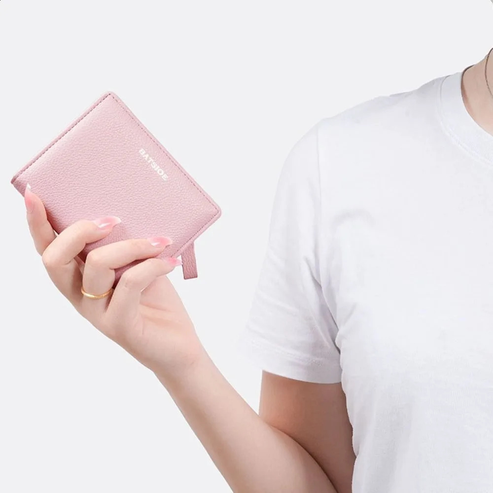 Fashion PU Leather Short Wallet Large Capacity Solid Color Card Holder Thin Womens Handbag Student Men Small Purse Mini Clutch 250809