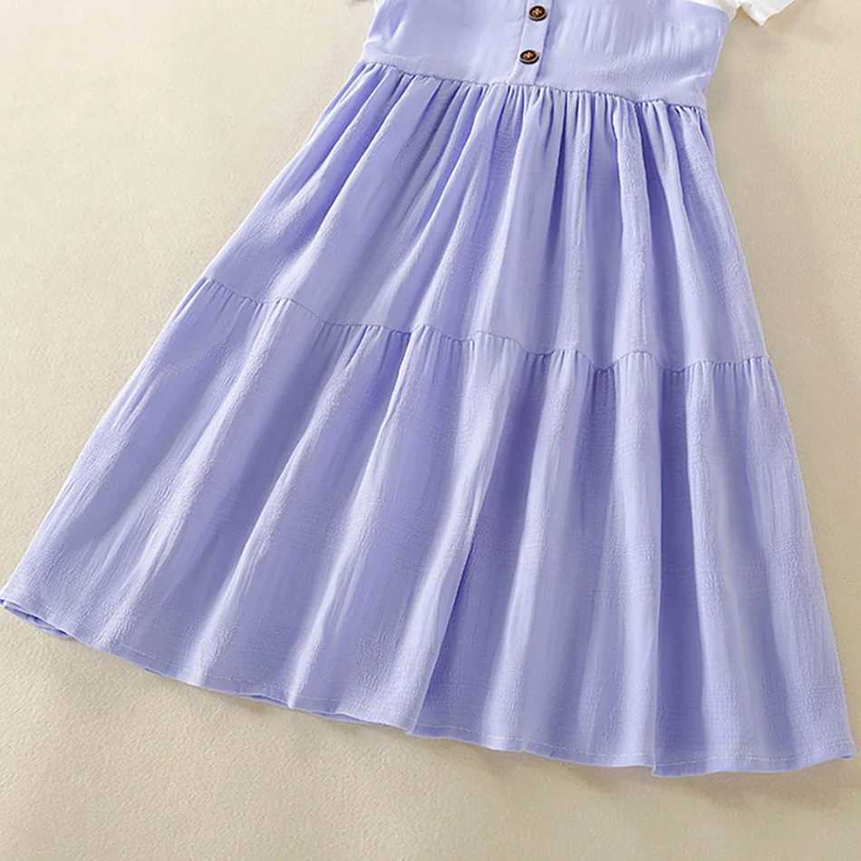 2025 Girls Summer Dress Kids New Fashion Princess Party Casual Sleeveless Clothes Elegant Dresses for Little Girls W250811