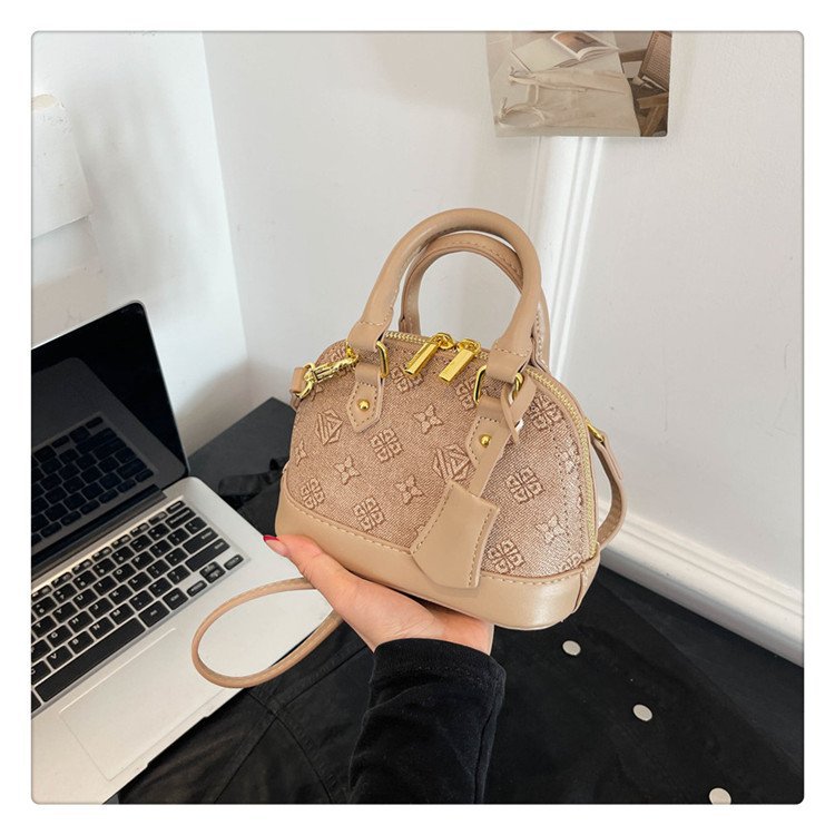 2025 New Vintage Floral Handbag For Women - A Unique, High-End, Versatile Shoulder Sling Bag With Shell Design fashion