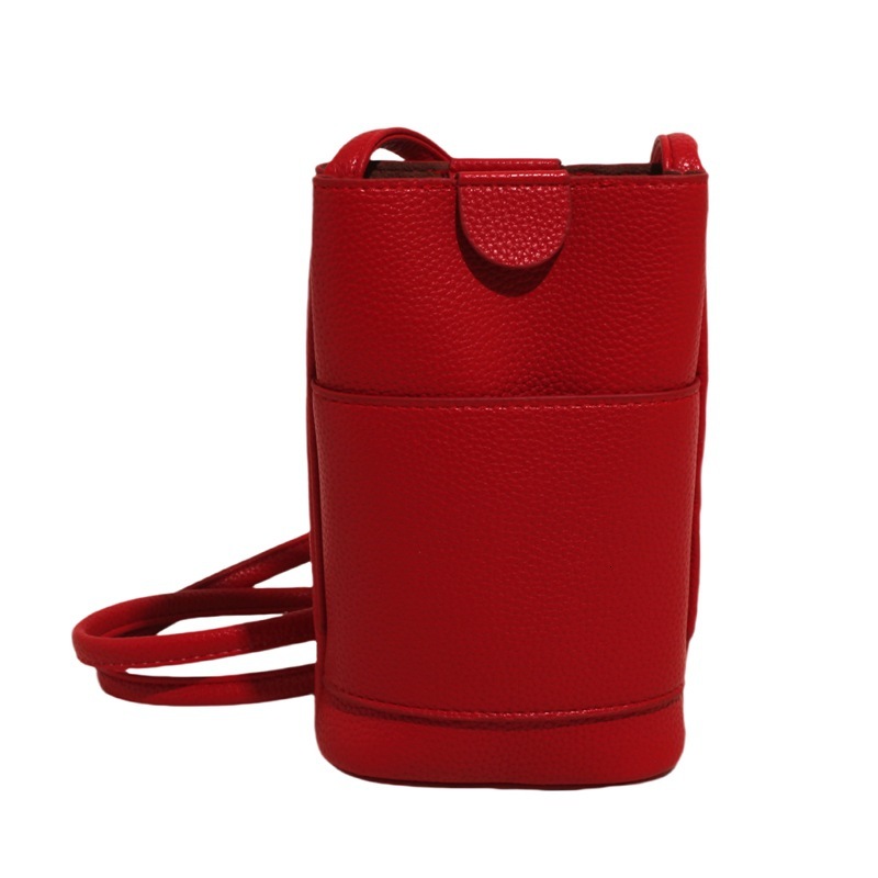 High-Quality Phone for Women 2025 Summer New Trend Lychee Texture Lipstick Niche Simple Crossbody Bag ddmymoon