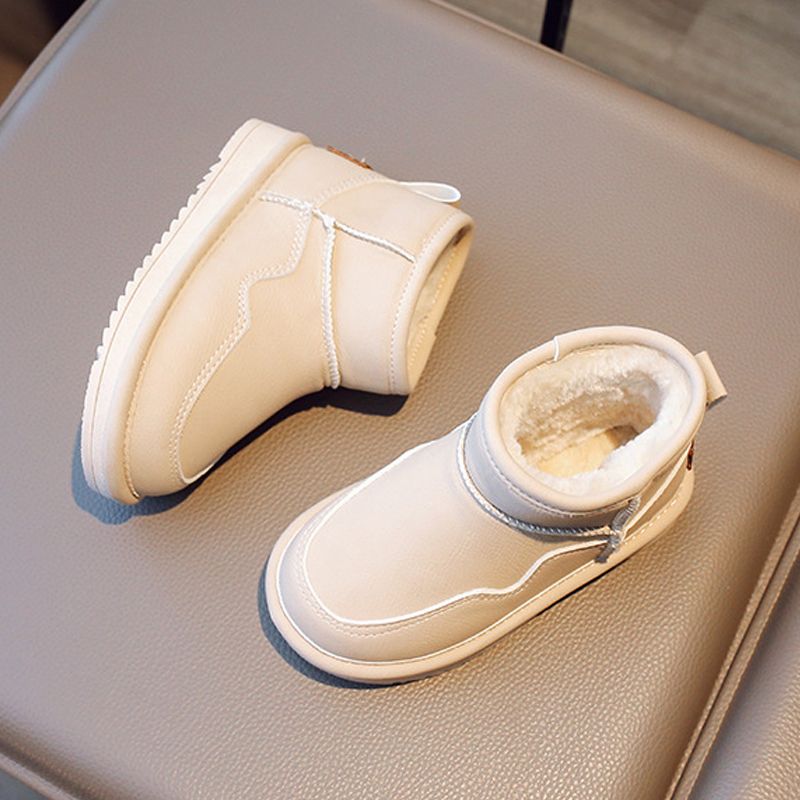 Kids Boots Children Boys Thick Cotton Warm Winter Boots Cutefeet Girls Toddler Plush Waterproof Snow Boots Sizes US9C-US5Y 000193