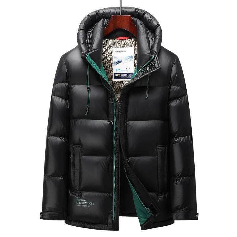 2023 New Gloss Plush Winter Warm Jackets Windproof light Jacket Men 90% Duck Down Coat Male