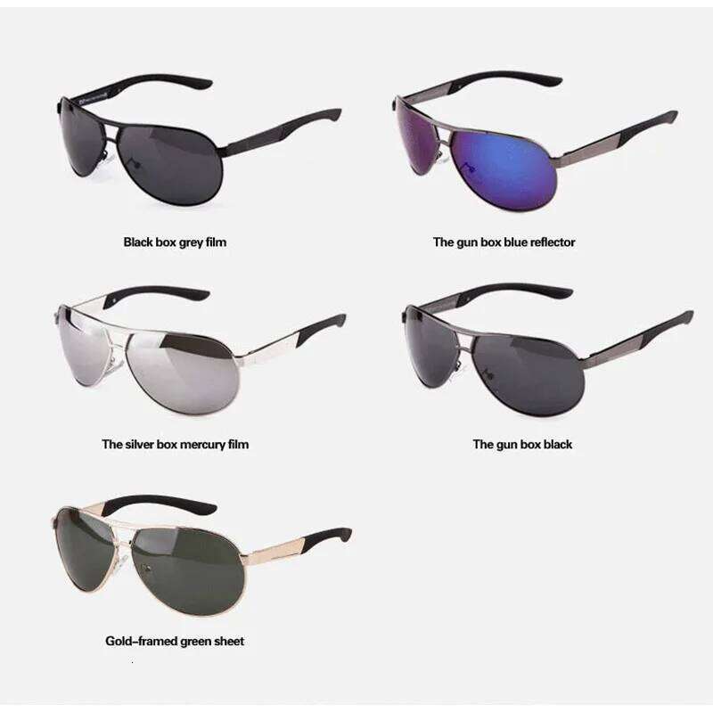 Hot Fashion Men's UV400 Polarized Coating Sunglasses men Driving Mirrors Oculos Eyewear Sun Glasses for Man Sunwear