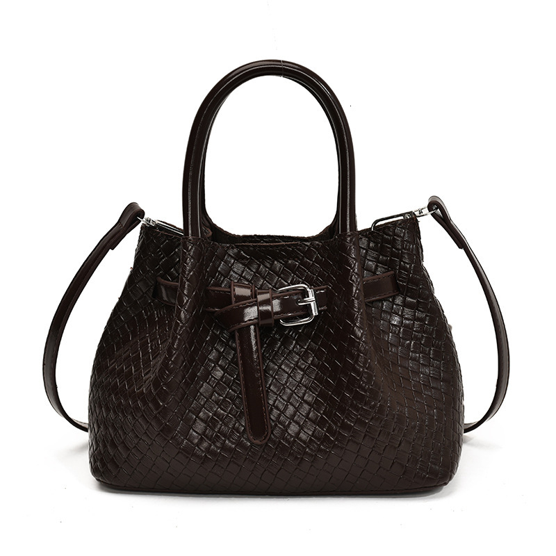 2025 Autumn New Woven Pattern Niche bag Handbag Women s Shoulder Bag New Fashionable Women s Crossbody women s Bag Simple Retro Autumn New Designer Ba