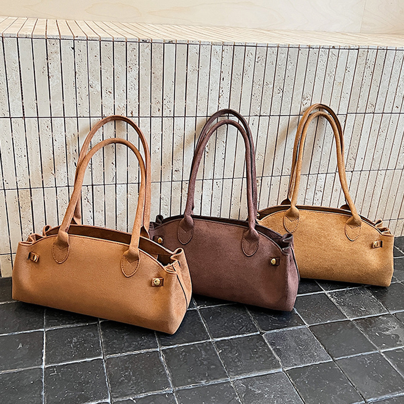 Suede Underarm for Women 2025 New High-end Handbag Commuting Large Capacity Shoulder Bag ddmymoon