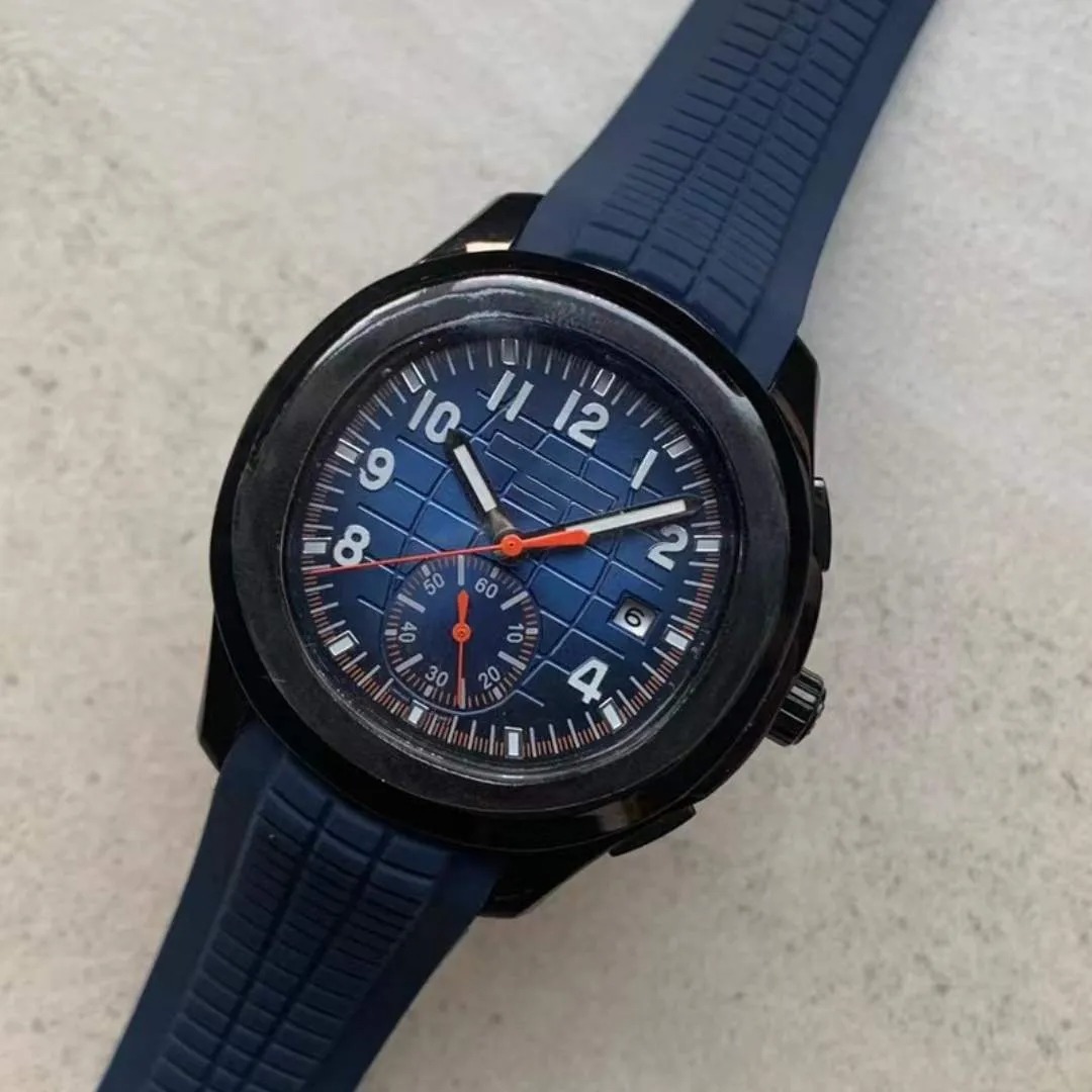 New Watch 5968A watches men Grenade Automatic Mechanical Movement Rubber Strap Watch 42mm waterproof Fashion Business Watch Christmas gift