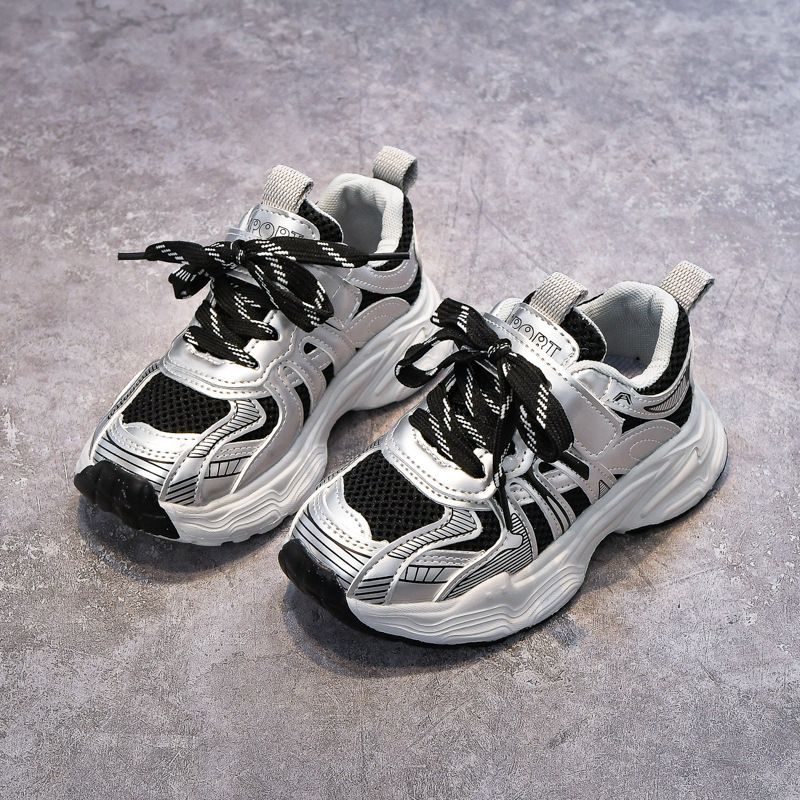 Toddler Sneakers Spring Soft Soled Anti Slip Infant Child Shoes Kids Basketball Shoes Cutefeet Boy Girl Walking Running Shoes Size 21 - 36 C0649