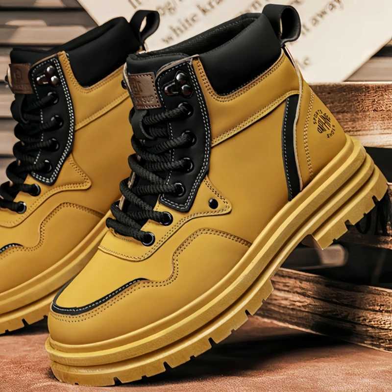 New Labor Protection Shoes Mens Shoes Mens Shoes Casual Shoes Work Shoes High-top Work Boots Outdoor Boots Hiking Boots Big Ye W250811