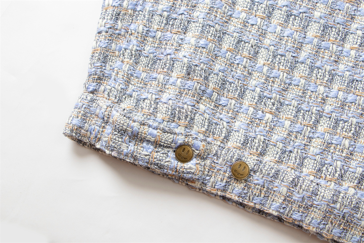 Drew House embroidery Men's Clothing high-end autumn and winter designer American retro print loose denim jacket