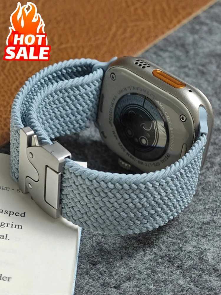 Parachute Strap For Apple Watch Band 44mm 46mm 42mm 45mm 41mm 40mm Braided Bracelet Correa iWatch Series 10 9 8 SE Ultra 2 49mm W250811