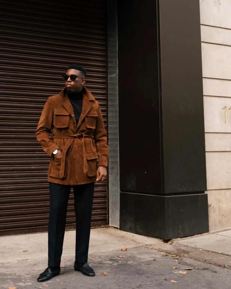 Casual Customized Men Jacket Clothes Notched Lapel Single Breasted Jacket Fit Male Fashion Business Party Show Wear One Piece