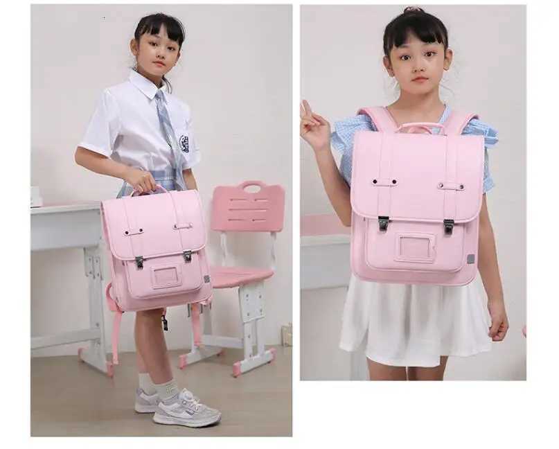 Japan Schoolbag PU Leather Randoseru School Backpack for Boys Satchel Japanese School Bags for Girls PU Bookbag for Girls Boys M250811