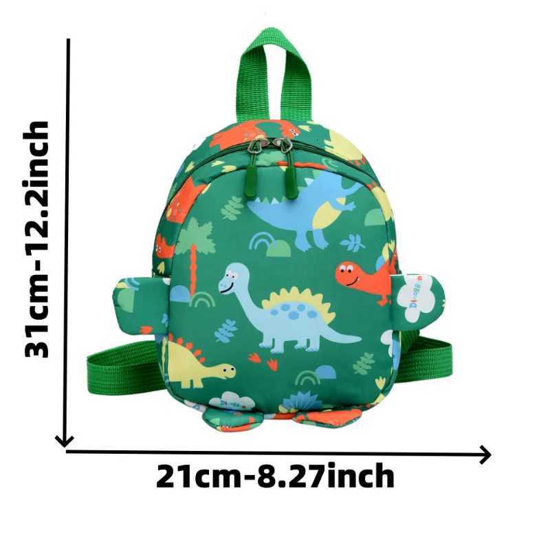 New School Season Childrens Bag Oxford Cloth Cartoon Dinosaur Pattern Backpack Small Gift Schoolbag for Kindergarten Babies M250811