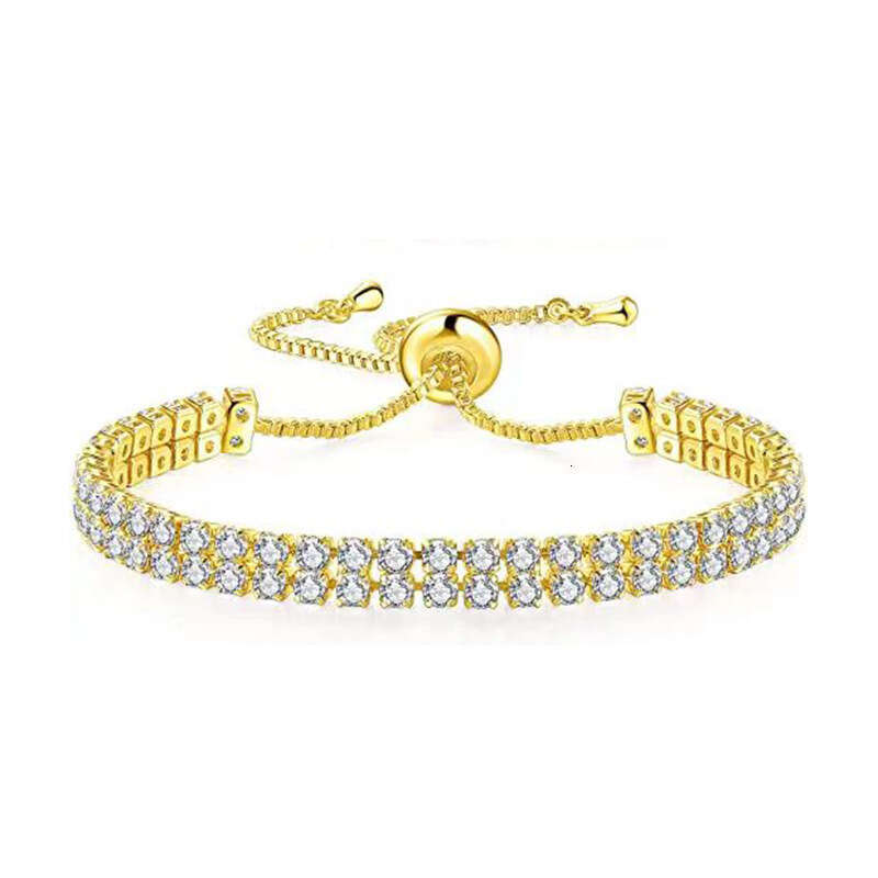 Fashionable zircon for women, niche minimalist crystal high-end bracelet accessory designer jewelry