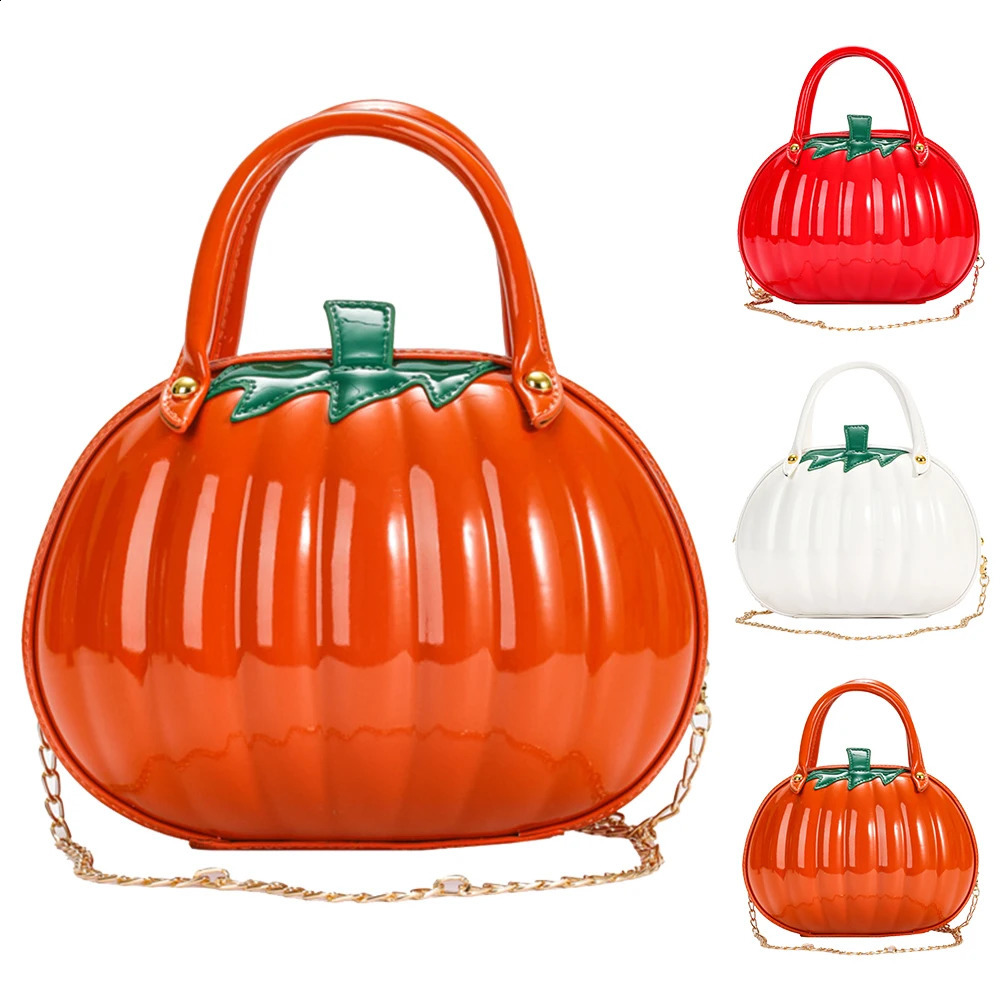 Women Pumpkin Shape Handbag Versatile Creative Shoulder Bag Fashion Cute Multifunctional Waterproof Halloween Handbag 250807