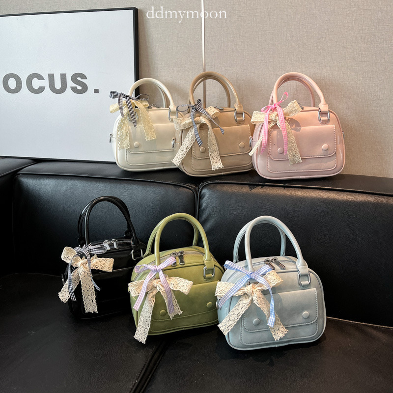 Fashionable Summer Shell for Women 2025 New Solid Color Korean Style Single Shoulder Versatile Crossbody Bag ddmymoon