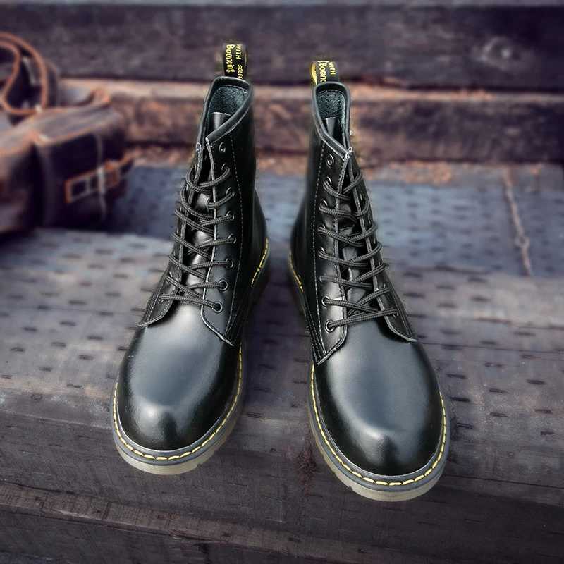 Fashion Mens Boots British Style High Top Casual Sneakers Men Luxury Designer Work Shoes Outdoor Anti-slip Motorcycle Boots Mal W250811