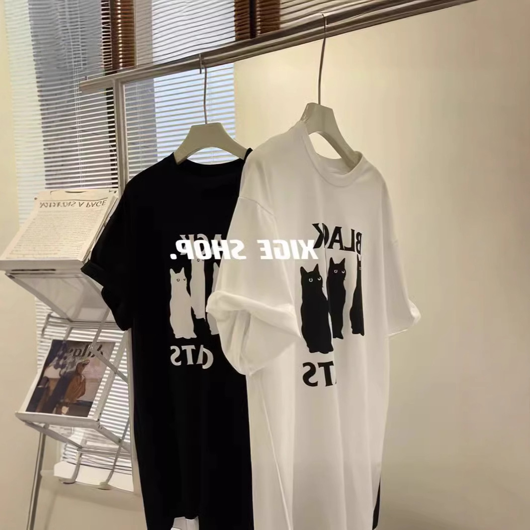 American Style Printed High Street Short Sleeve T Shirt For Women Korean Version Loose Lazy Wholesale Price Top Trendy