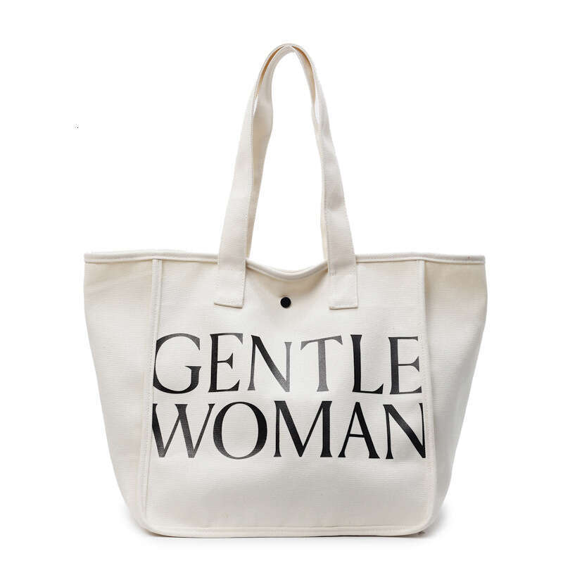 Designer Bags Tote Korean Style Casual Versatile Lazy Large Capacity Canvas Bag Artistic Fashion Print Simple Handbag