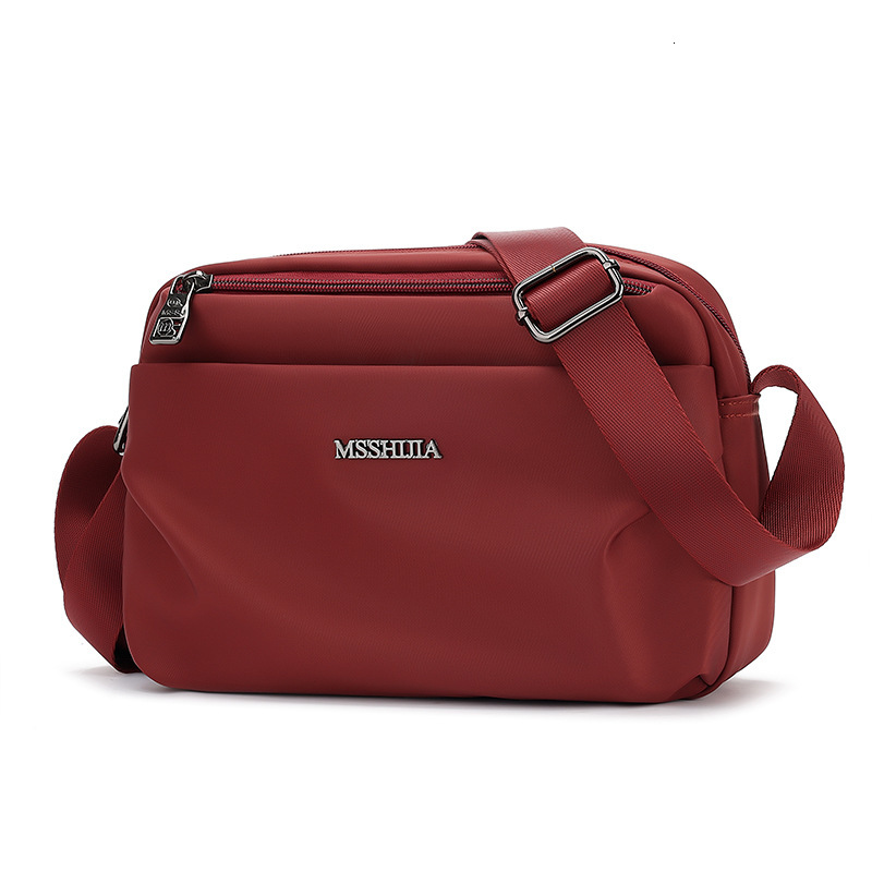 Lightweight Multi-layer Crossbody Casual Women's 2025 New Trendy Large Capacity Single Shoulder Waterproof Nylon Bag ddmymoon
