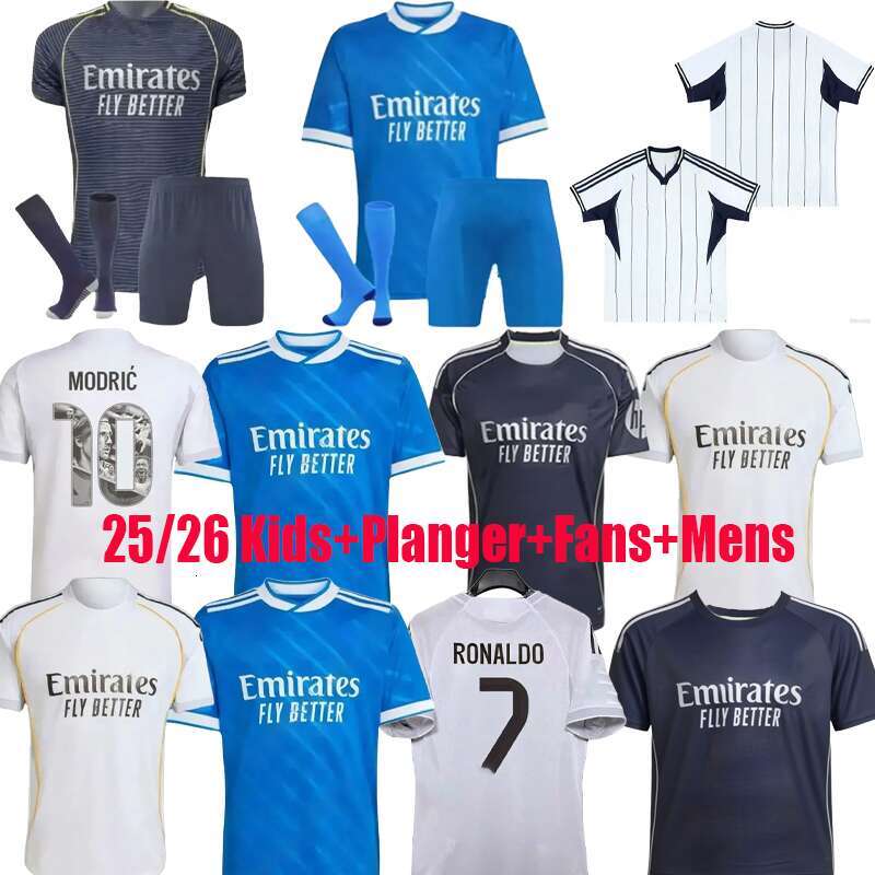 25 26 CAMIseta Reals madrids soccer LOTTIN JUNIOR VALVERDE BELLINGHAN GOES TCHOUAMENI CAMAVINGE ARNOLD 2025 2026 fans men player kits football shirts XL 2XL
