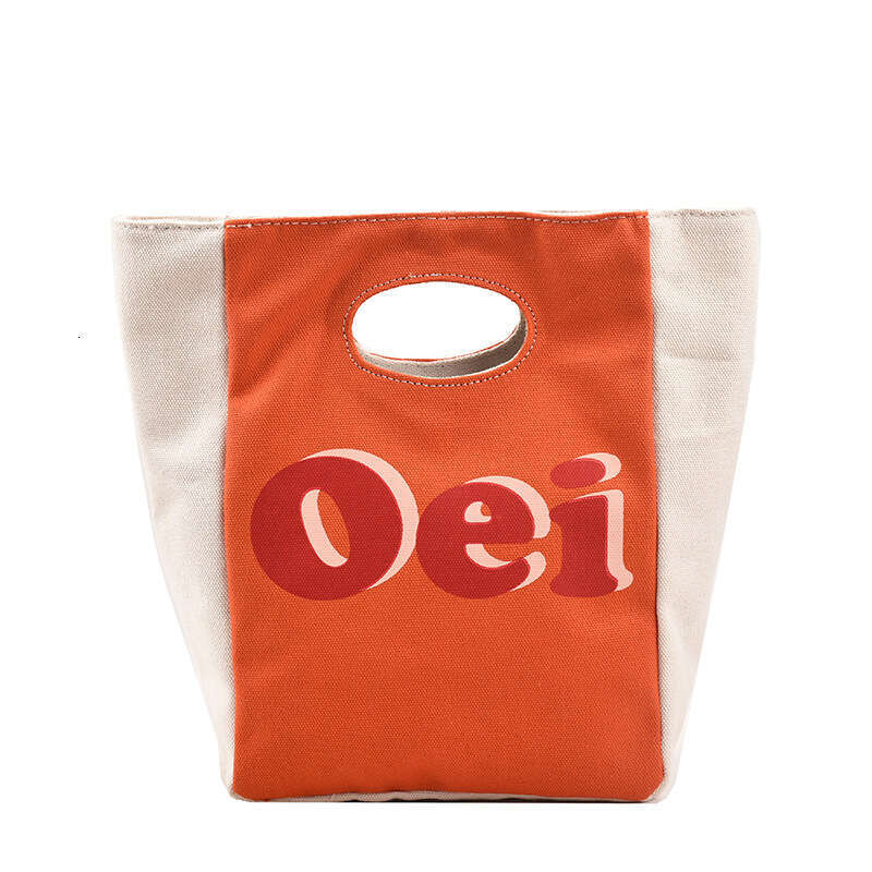 Designer Bags Women's Fashion Contrast Color Letter Printing Handbag New Korean Version Casual Casual Canvas Bag