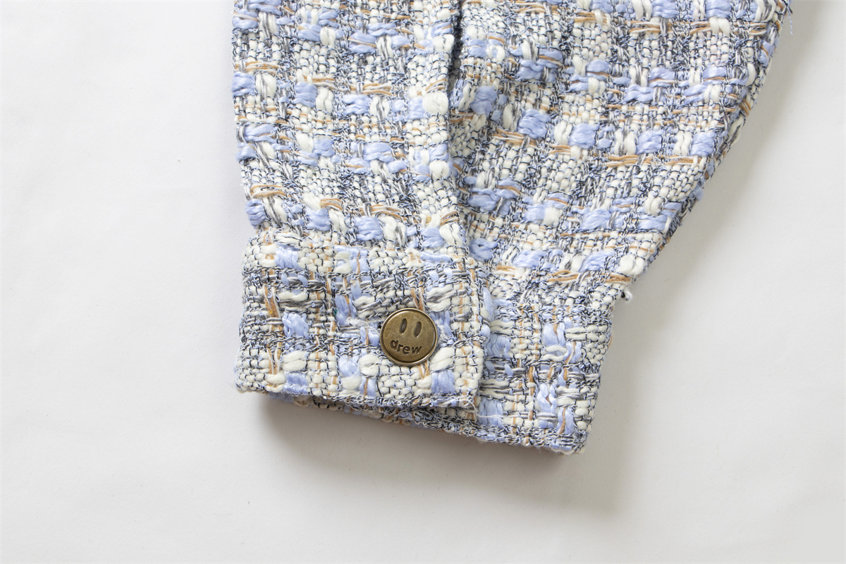 Drew House embroidery Men's Clothing high-end autumn and winter designer American retro print loose denim jacket