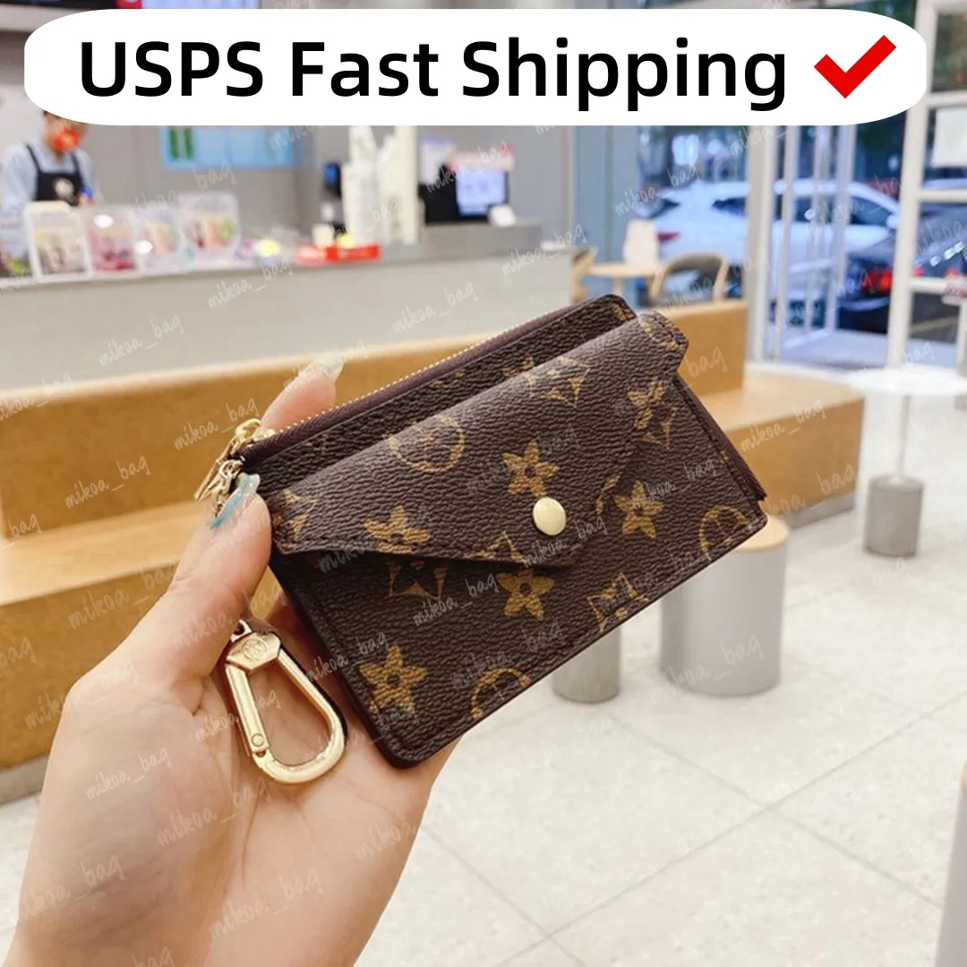 Hot New M69431 CARD HOLDER RECTO VERSO Designer Fashion Hot Womens Mini Zippy Organizer Wallet Coin Purse Bag Belt Charm Key Pouch Pochette Accessoires