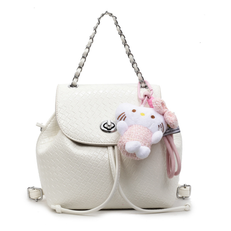High-End Chain for Women 2025 New Fashionable Double Bag Trendy Single Shoulder Handbag Commuter Small Backpack ddmymoon
