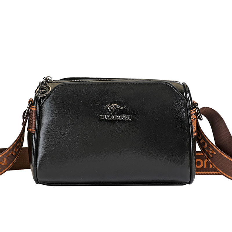 Three-Layer Large Capacity Pillow New Simple Versatile Middle-Aged Women's Multi-Compartment Single Shoulder Crossbody Bag ddmymoon