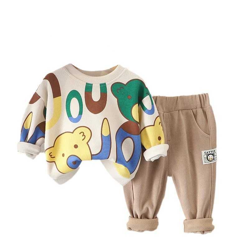 New Spring Autumn Baby Girls Clothes Suit Boys Clothing Children Casual T-Shirt Pants 2Pcs/Sets Toddler Costume Kids Tracksuits Z250811