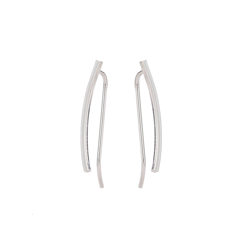 New Creative Minimalist Line Stud Multi-Color Casual Earrings