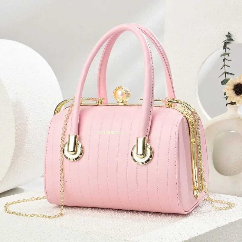 PU Leather Womens Handbag FAshion girls Crossbody Shoulder Bag High-quality Exquisite Womens Boston Pillow Bag Z250811