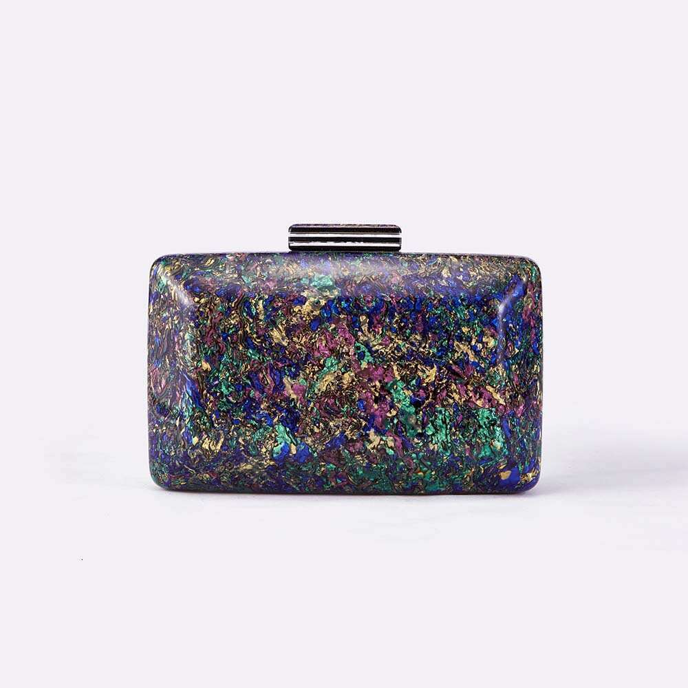 Summer Dinner Zebra Pattern Trendy Acrylic Shoulder Chain Bag for Women