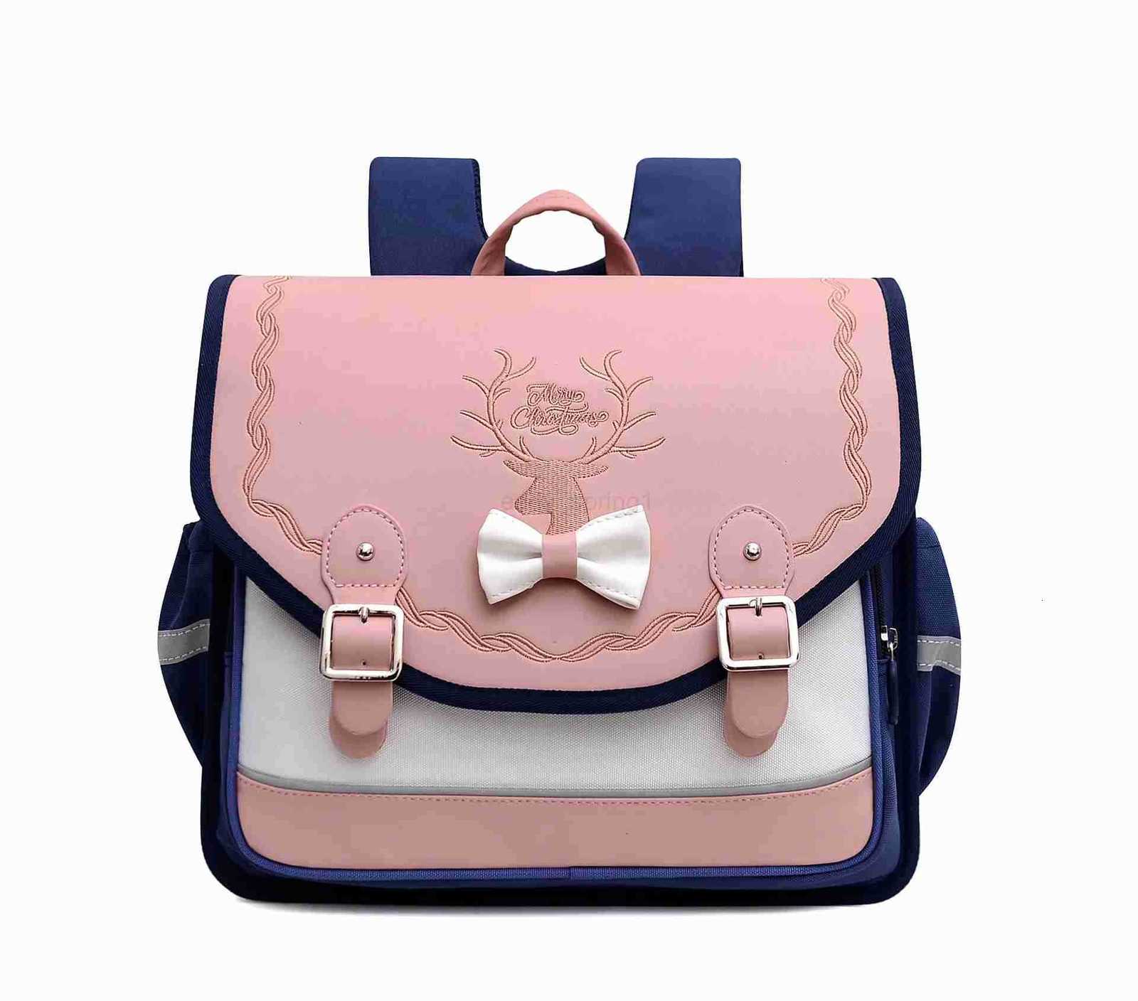 Horizontal Version British Waterproof Schoolbag Childrens Weight-reducing Lightweight Spine-protecting Backpack T250811